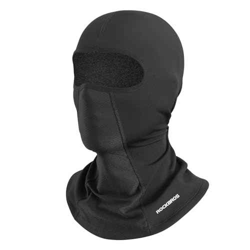 ROCKBROS Helmet Liner with Glasses Holes Thermal Skull Cap Under Helmet Beanie Motorcycle Bike Helmet Liner