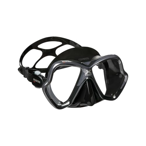 Mares Unisex Adult X-Vision Hydrodynamic Panoramic View Underwater Diving Mask