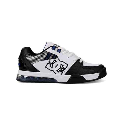 DC Shoes Men's Versatile Skate Sneaker White/Black/Blue