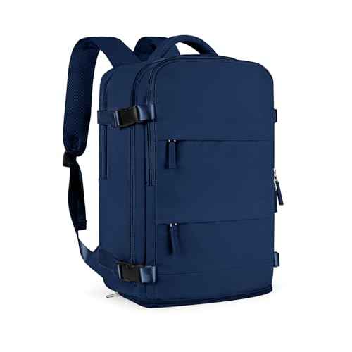 Travel Backpack Carry On Backpack Personal Item Travel Bag Mochila De Viaje Carry On Backpack For Airplanes Traveling Backpack For Women Gym Backpacks College Backpacks Sapphire Blue