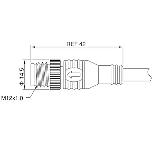 NMEA 2000 Backbone Cable 10 Feet with 22 AWG Cable - Marine Data Extension