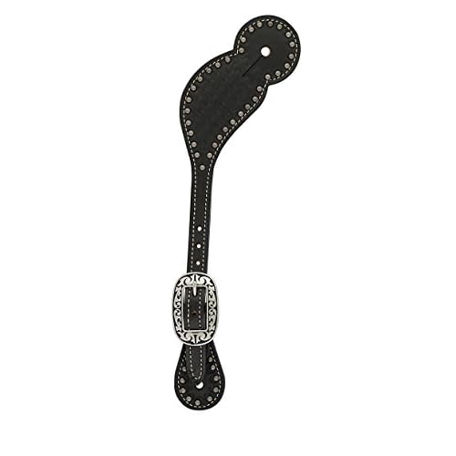 Weaver Leather Basketweave Spur Straps with Spots