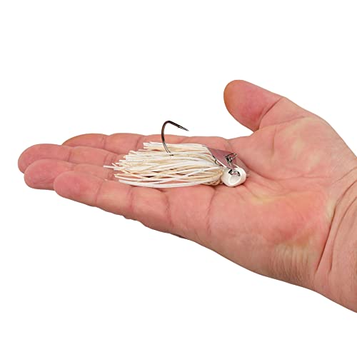 Berkley SlobberKnocker Fishing Jig White 3/8 oz Heavy Duty Bladed Lure