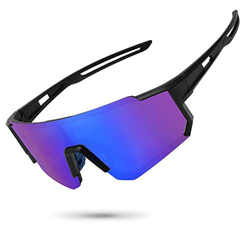 Polarized Sports Sunglasses for Men Women Cycling Running UV400 Protection