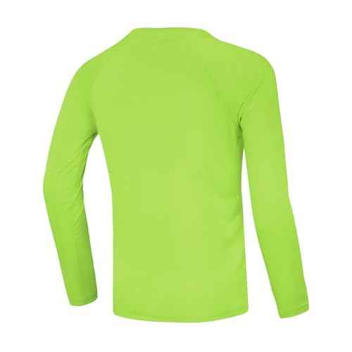 Boys UPF 50+ Swim Shirt Long Sleeve, 1 or 2 Pack UV Sun Protection Rash Guard, Youth Kids SPF Water Shirts for Beach Surf