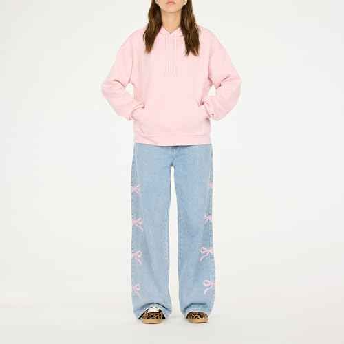 Forever 21 womens Oversized Fleece Hoodie With Kangaroo Pocket