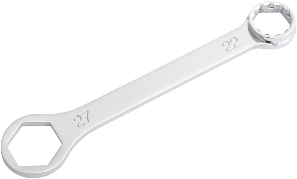 TUSK 22mm/27mm Racer Axle Combo Wrench with 13/16" for 2-Stroke Plug Removal