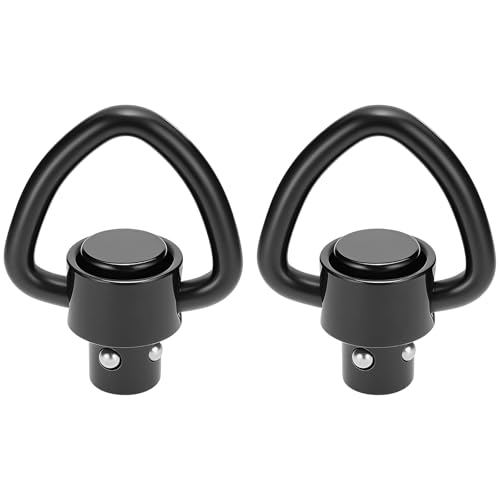 2 Pcs 1 Inch Quick Detach Sling Swivel Attachments for Hunting & Shooting