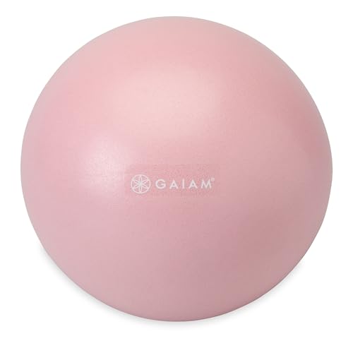 Mini Inflatable Ab Exercise Ball 8 Inch for Core Strength Yoga Pilates - Romance Rose