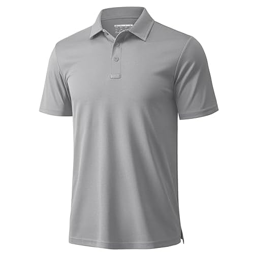 MAGCOMSEN Men's Polo Shirts Short Sleeve Golf Quick Dry Collared Moisture Wicking Athletic Performance Polos