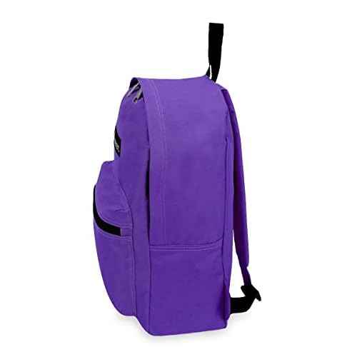 Everest Basic Backpack, Dark Purple, One Size