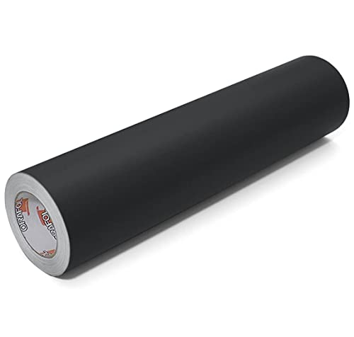 Matte Black Vinyl Roll 24" x 30ft for Cutting Machines - Removable Oracal 631