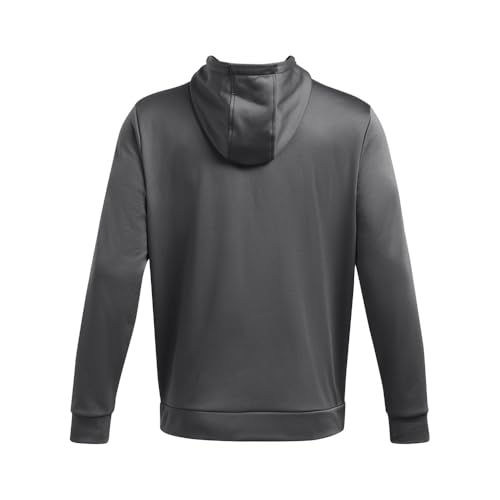 Under Armour Men's Armour Fleece Big Logo Hoodie - Castlerock / Black / Large