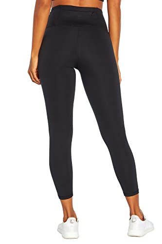 Zobha Women's Kinley High-Rise Back Pocket Yoga Leggings - Large Black