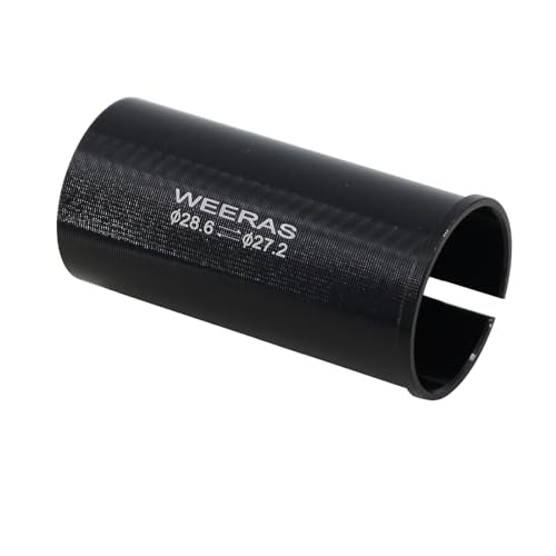 Aluminum Bicycle Seatpost Shim 60mm Length 27.2 to 28.6mm Diameter
