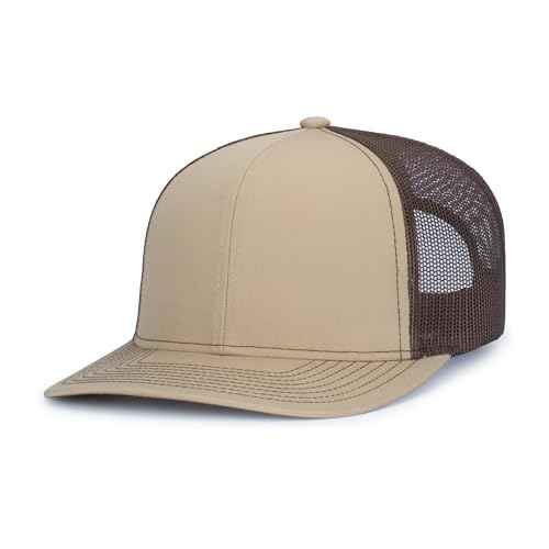 Pacific Headwear Contrast Stitch Trucker Snapback