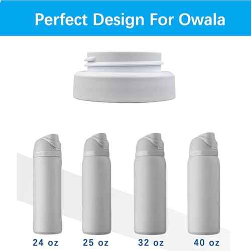 Water Bottle Adapter Compatible with Owala FreeSip 24/25/32/40oz to Cirkul,BPA Free Plastic, Food Grade Silicone,Fits For Owala FreeSip 24/25/32/40oz Bottles