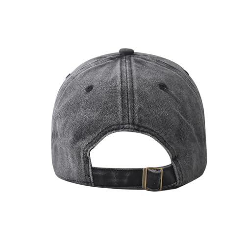 Women's Vintage Washed Baseball Cap Adjustable Cute Heart Graphic Cotton Dad Hat