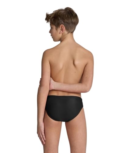 Kids Boys Swim Briefs Dynamo Black 28 Inch Stretchy Pool Trunks