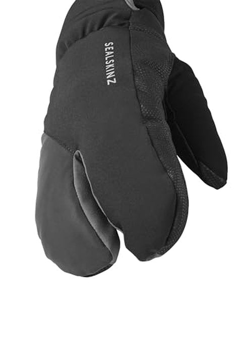 Barwick Waterproof Extreme Cold Weather Cycle Split Finger Glove | Black | X-Large