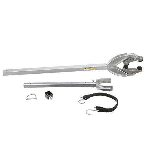Attwood SP-424-ADJ-RB Heavy Duty Transom Saver, Adjustable from 32 to 44 Inches, Heavy Duty Head, Roller and Trailer Mounts