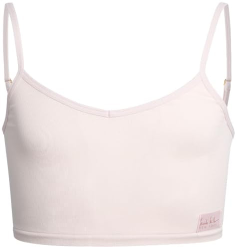 Girls Training Bra Pack - Seamless Padded Bralette with Removable Pads, Small Rose/White/Black - 3 Pack