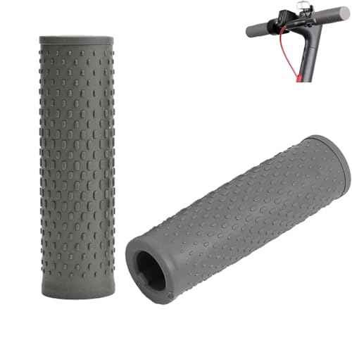2 Pack Electric Scooter Handle Grips E-Scooter Handlebar Grips Non-Slip-Rubber Hand Grips for VOLPAM Hiboy S2 Xiaomi M365 Pro Segway Ninebot E2 Folding Commuter Electric Scooter Handle Bar
