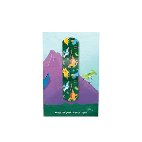 Stat Strip Kid Design (Herbie The Dinosaur) Plastic Adhesive Bandage Sterile .75 x 3 100 per Box