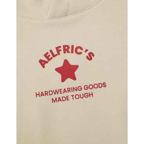 Aelfric Eden Star Hoodie Women Graphic Hoodies Unisex Oversized Print Hoody Y2k Streetwear Hooded Sweatshirt Pocket Pullover