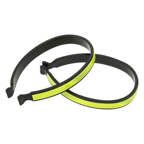Cycling Trouser Clip, Ankle Cuffs, Outdoor Recreation Cycling Trouser Clip, Cycling Ankle Safety Band Reflective Bicycles Clip Pant Leg Cuff Clip Bikes Cycling Equipment Cycling Trouser Wrap Clip