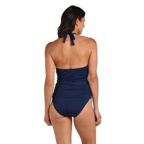 La Blanca Womens Island Goddess Halter Tankini Swimsuit Top