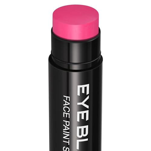 Bright Pink Eye Black Stick for Athletes - Anti-Glare, Waterproof, Long-Lasting Sports Makeup