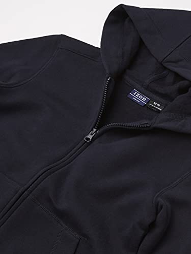Kids Navy Fleece Zip-Up Hoodie Sweatshirt - Size 14-16, Boys' Casual Outerwear