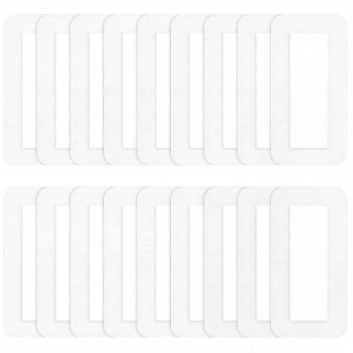 15 Pcs 4x8 Inch Adhesive Border Protective Covers with Soft Center