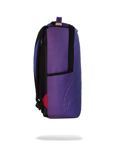 Sprayground Shark Central All-Star Backpack Blue Iridescent Durable Travel Bag