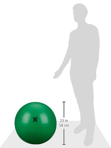 Rolyan Energizing Exercising Balls, Yellow, 17 3/4"