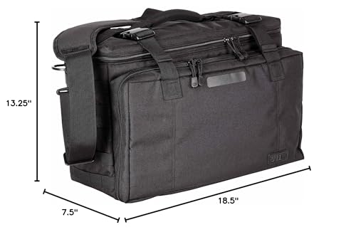 5.11 Tactical Wingman Patrol Bag – Police Gear Car Seat Organizer for Law Enforcement, Black, Style 56045ABR