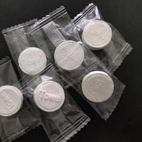 Swity Home Compressed Towel Coin Tissues Portable Wipe Napkin Paper Tablets Non-Woven Disposable Compressed Cotton Tissue Towel Home Hand Wipes