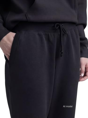 Champion Women's Powerblend Joggers - Medium / Original Black - Oversized Fit, Midweight Fleece