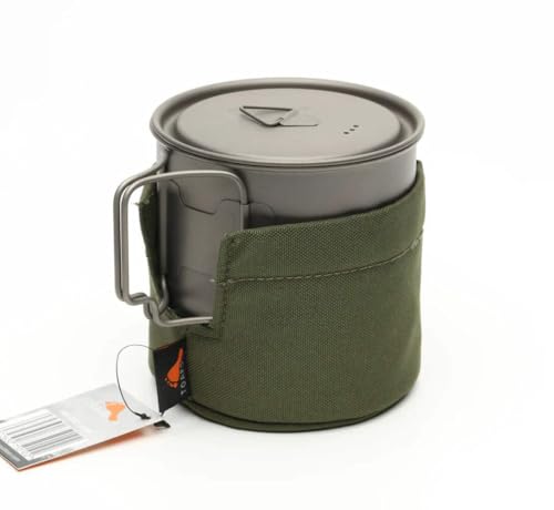TOAKS Pot Pocket Medium - Canvas & Thermal Insulation for Titanium Pots
