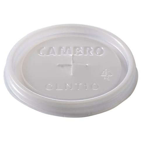 Cambro CLNT10190 Disposable Lid fits Cambro Tumblers NT10 LDT10 & 950CW - 1000 per Case