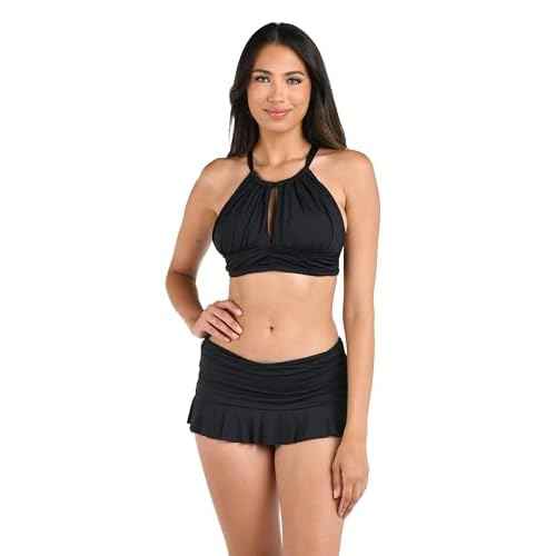 La Blanca Women's Standard Skirted Hipster Bikini Swimsuit Bottom
