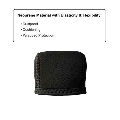 Red Dot Lens Dust Cover Black Neoprene Protector for Romeo5 Sights