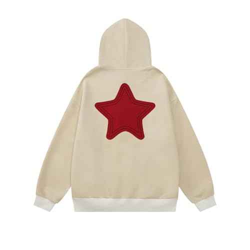 Aelfric Eden Star Hoodie Women Graphic Hoodies Unisex Oversized Print Hoody Y2k Streetwear Hooded Sweatshirt Pocket Pullover