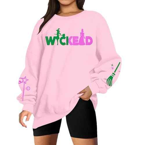 ASTANFY Musical Movie Sweatshirt for Women Witch And Princess Sweatshirts Witches Musical Movie Fans Gift Long Sleeve Tops