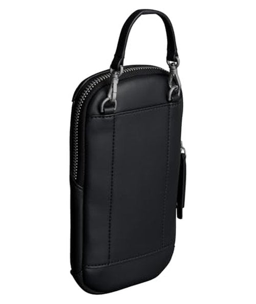 STANLEY Cross Bottle Essentials Case Max | Phone, Wallet, Keys Holder for Water Bottle | Faux Leather Accessory Pouch for Carry All Strap | Tumbler Cup Accessories | BPA-Free | Black
