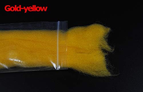 GREATFISHING 12 Color/Set 12pc Fly Tying Egg Yarn Glow Bug Yarn Fiber Baitfish Lure Parachute Fly Tying Material Streamer Flies