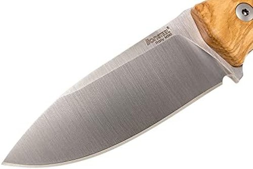 LionSTEEL M4 Fixed Blade FatCarbon Glow in the Dark Carbon Fiber Handle Scales, Full Extended Tang Construction, M390 Steel Blade, Triple Stitched Leather Sheath, KAVISO Exclusive