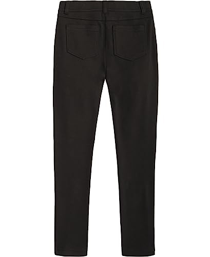 Nautica Girls' School Uniform Stretch Jegging - Black 14