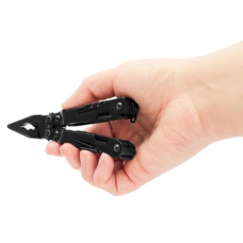 Black SOG PowerPint Mini Compact Stainless Steel Multi-Tool with 18 Tools